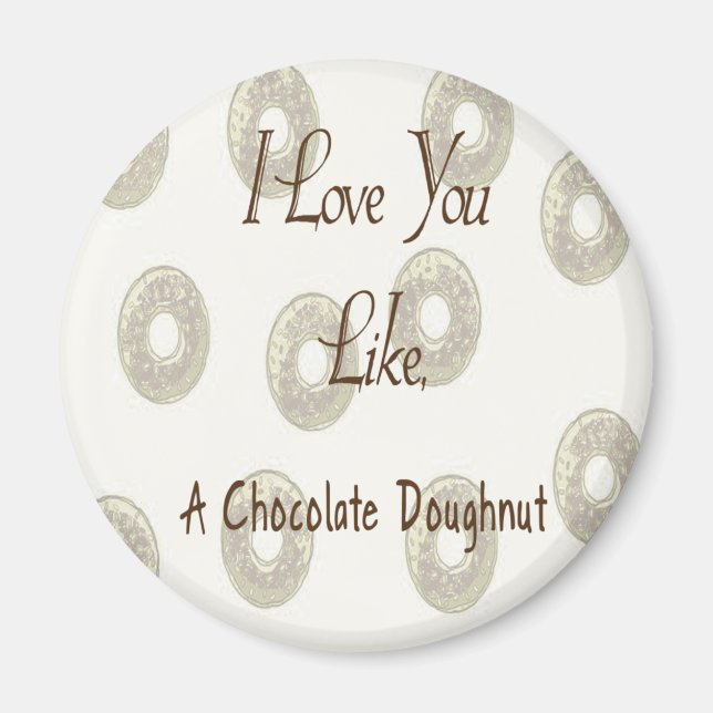 Imã Chocolate Doughnut (Frente)