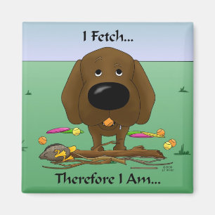 Imã Chocolate Labrador (Labs)