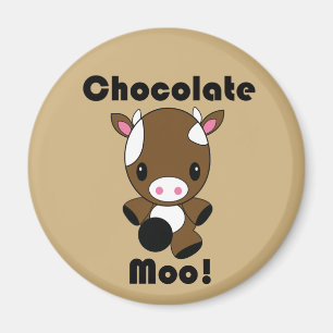 Imã Chocolate Moo Kawaii Cow