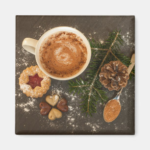 Imã Chocolate quente de Natal