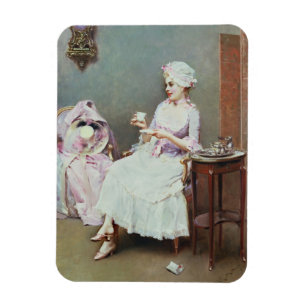 Ímã Chocolate quente (óleo em canvas)