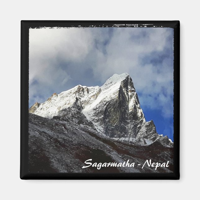 Imã Cholatse Peak, Himalaia, Sagarmatha - Nepal (Frente)