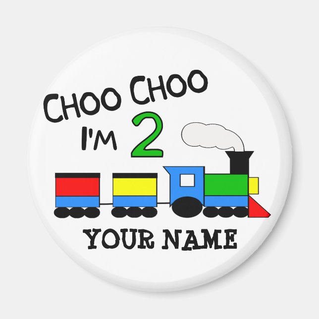 Imã Choo Choo, tenho 2! Com trem (Frente)