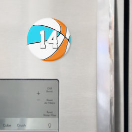 Imã choose ANY team colors w jersey number basketball