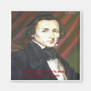 Imã Chopin Como Tocar Presentes Cartões e Camisetas