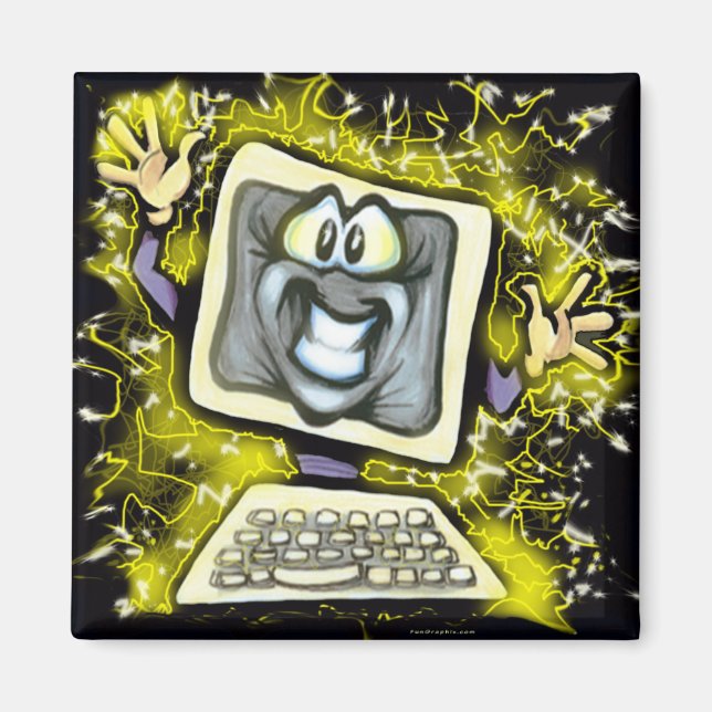 Imã Choque de Computador (Frente)