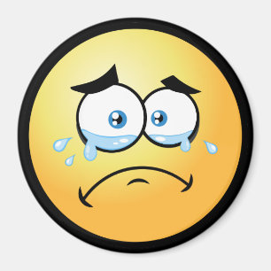 Imã Chorando Emoji Grande