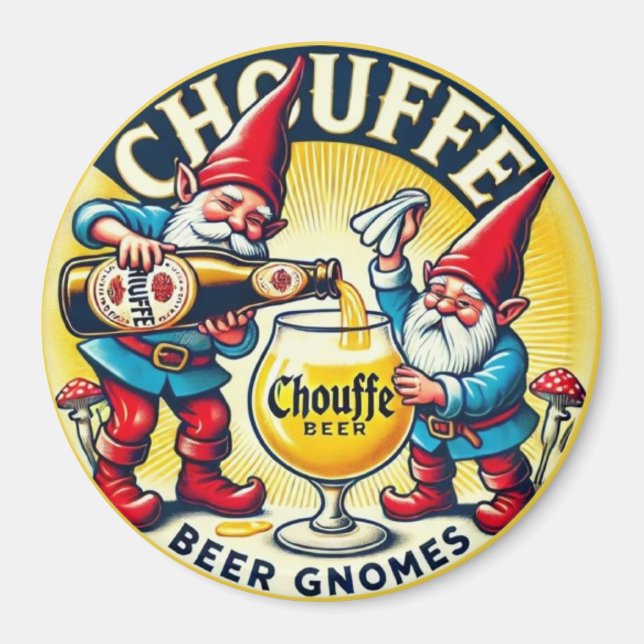 Imã Chouffe Beer Gnomes Theme Design (Frente)
