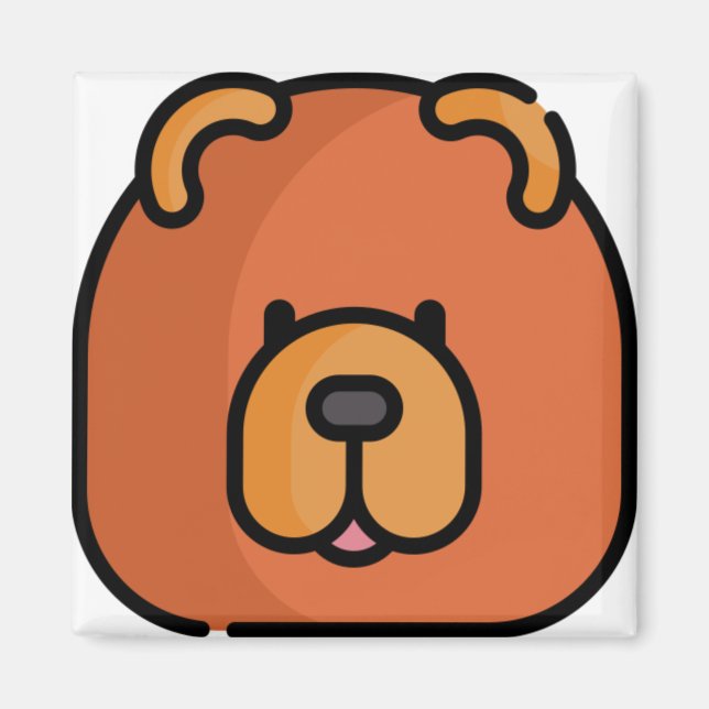 Imã Chow Chow (Frente)
