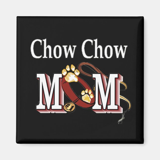 Imã Chow Mãe Magnet (Frente)
