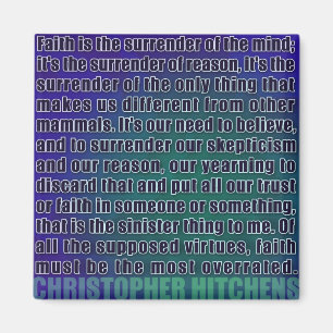 Imã Chris Hitchens rende o ímã da razão (Blues)