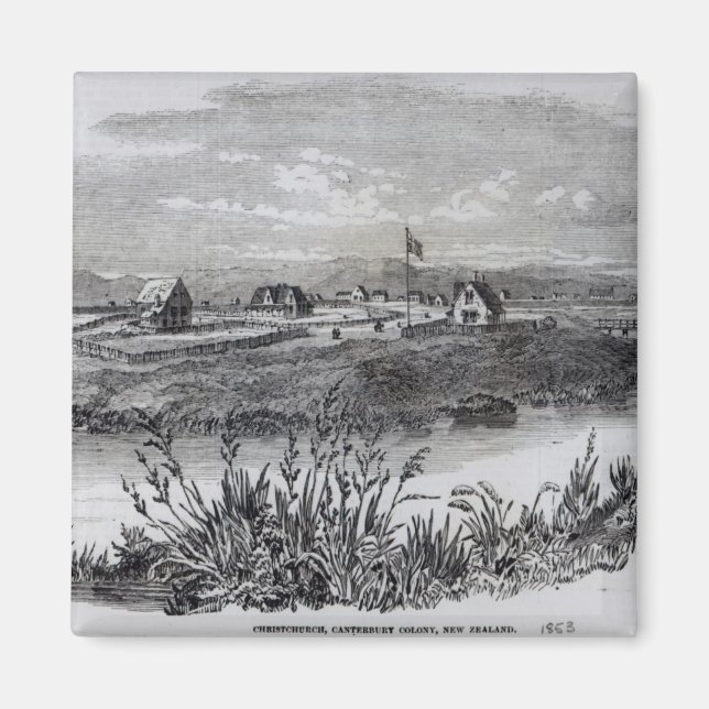 Imã ChristChurch, Canterbury Colony, Nova Zelândia (Frente)