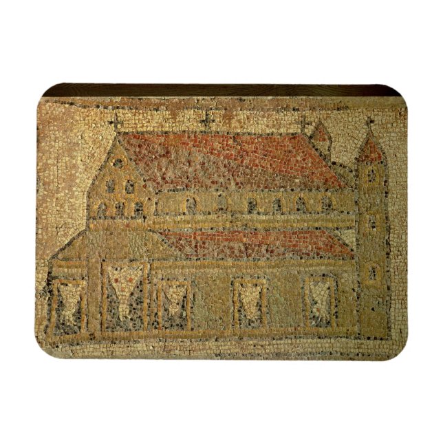 Ímã Christian Basilica, pavimento mosaico, período rom (Horizontal)