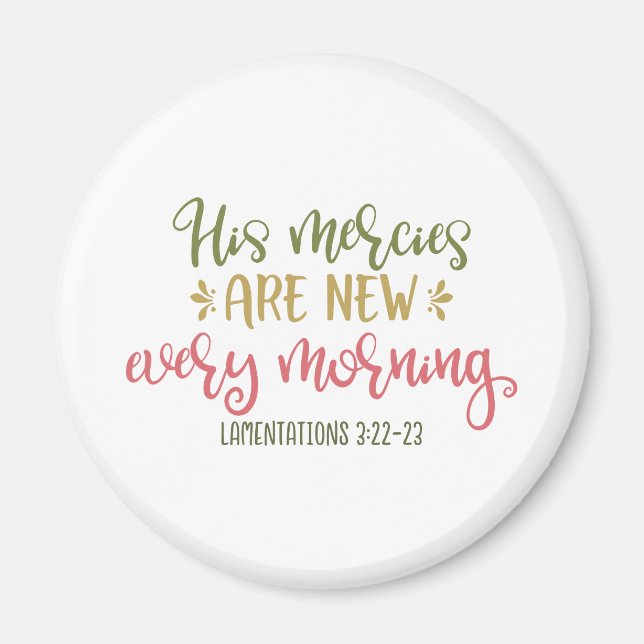 Imã Christian Design Seus Compaixões São Novos Todas A (Frente)