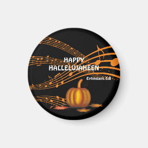 Imã Christian Halloween HALLELUJAHEEN   Abóbora