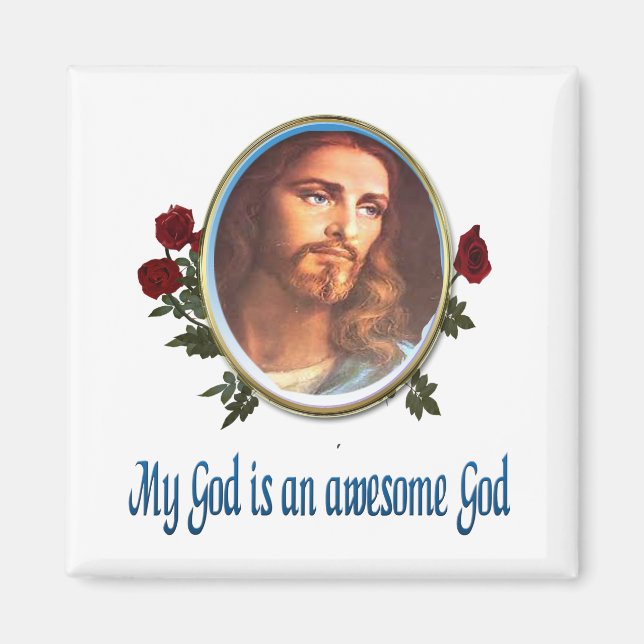 Imã Christian Magnets Incrível Deus (Frente)