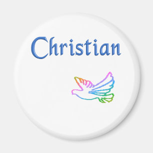 Imã Christian Rainbow Dove