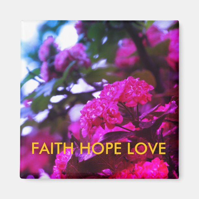 Imã ChristianFaith Hope 5,1 Cm - Magnet Quadrado (Frente)