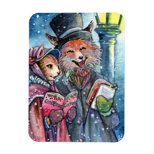 Ímã Christmas Carol (Vertical)