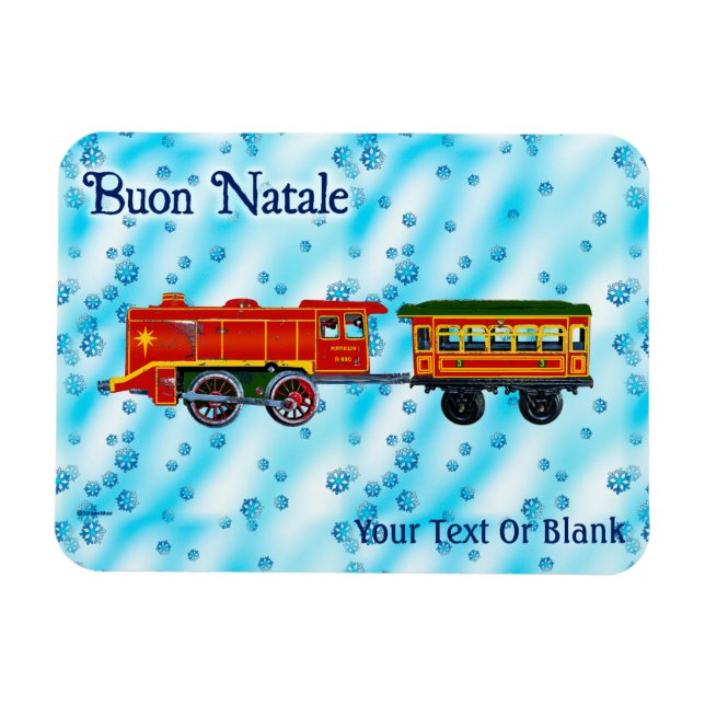 Ímã Christmas Express - Buon Natale (Horizontal)