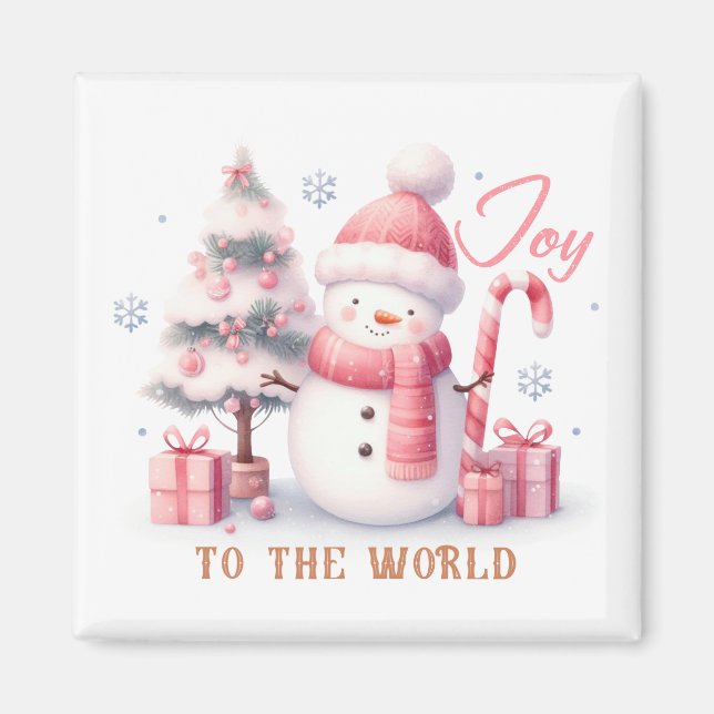 Imã Christmas Joy to the World Magnet (Frente)