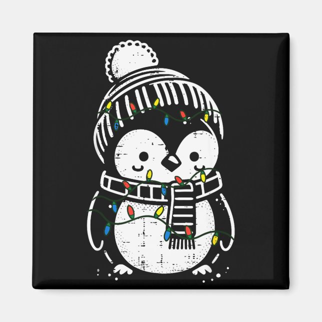Imã Christmas Penguin F Cute Xmas Boys Girls Kids Todd (Frente)