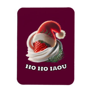 Ímã Christmas Photo Magnet Strawberry Cream NZ Fern 