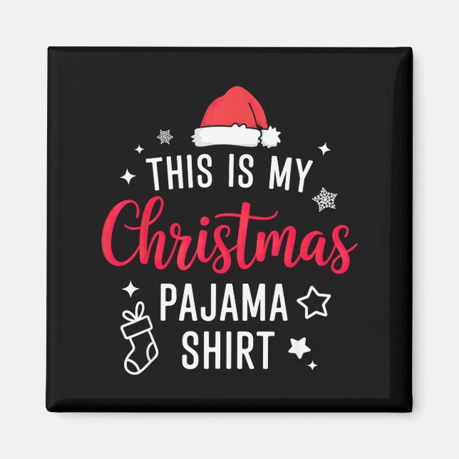 Imã Christmas Pj Pajama Pjs  (Frente)