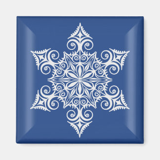 Imã Christmas Snowflake 1 Custom Magnet