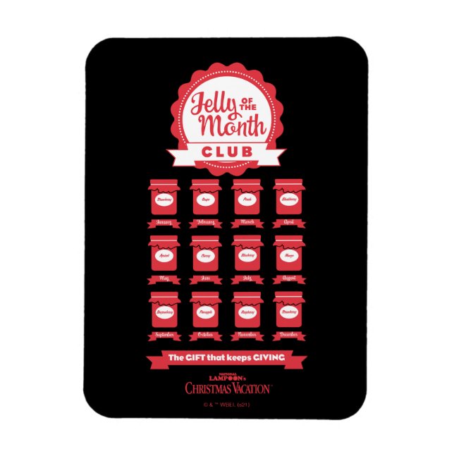 Ímã Christmas Vacation | Jelly of the Month Club (Vertical)