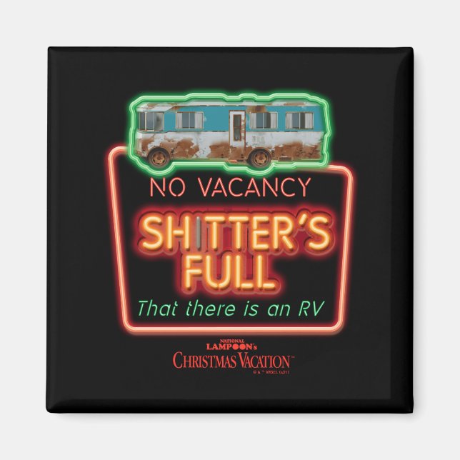 Imã Christmas Vacation Ters Full Neon Sign  (Frente)