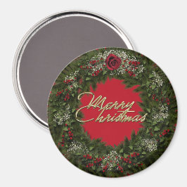 Imã Christmas Wreath Magnet