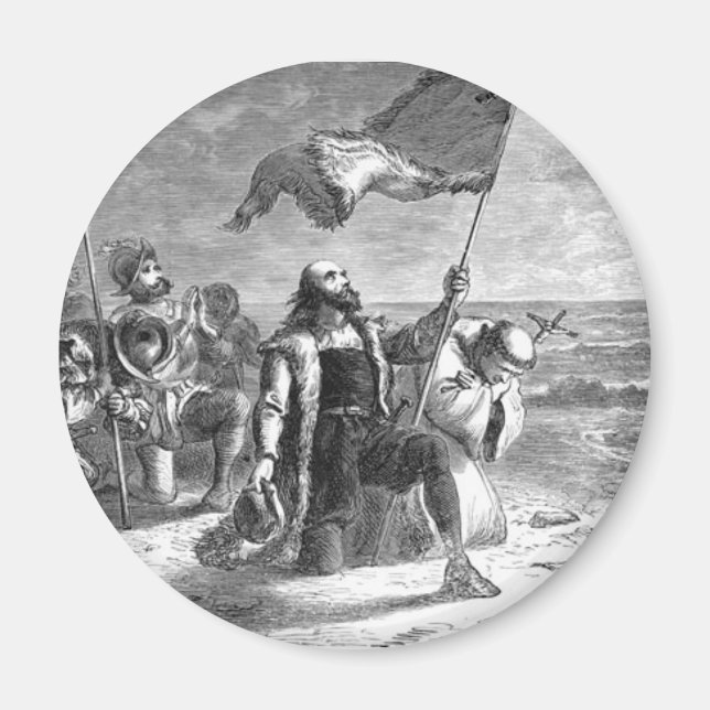 Imã Christopher-Columbus Landing (Frente)