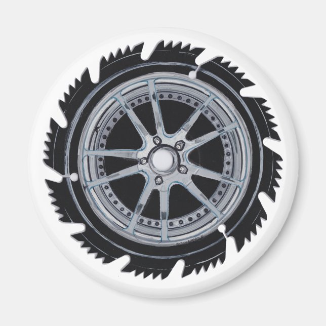 Imã Chrome Mag Wheel (Frente)