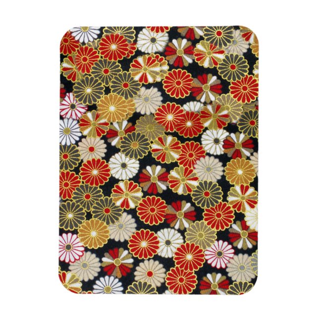 Ímã Chrysanthemum de Ouro Falhado (Vertical)