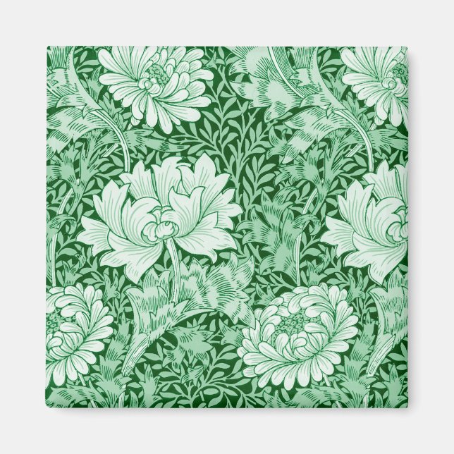 Imã Chrysanthemum Green, William Morris (Frente)