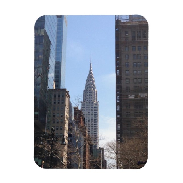 Ímã Chrysler Building Nova Iorque Skysraper Centro (Vertical)