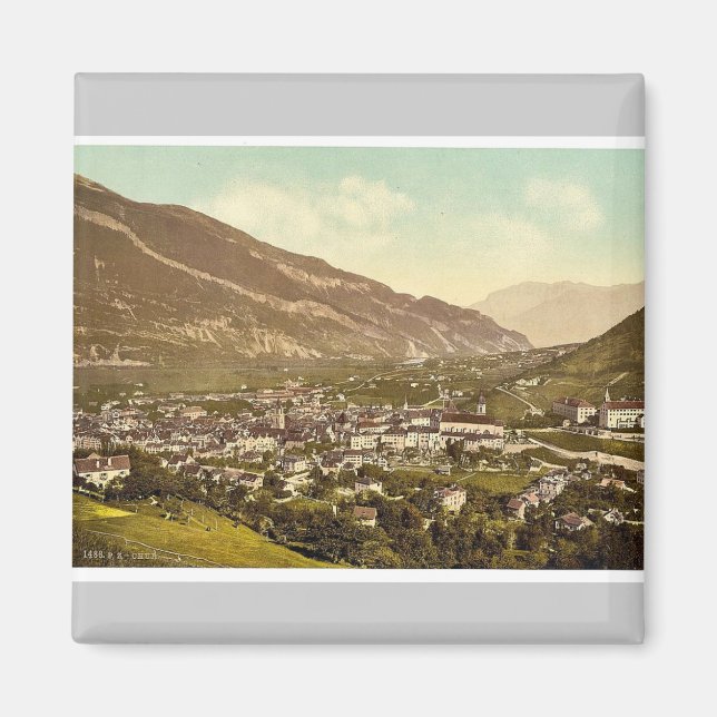 Imã Chur, Grisons, Fotografia da colheita de Suiças (Frente)