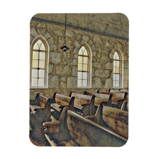 Ímã Church Pew Magnet (Vertical)