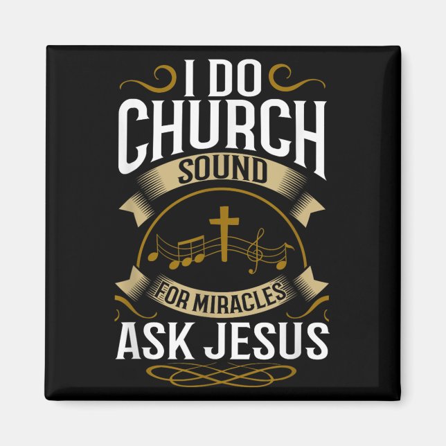 Imã Church Sound Engineer O System Music Christian  (Frente)