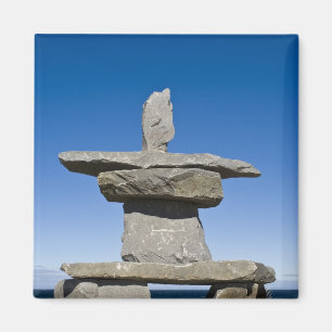Imã Churchill, Manitoba. Inukshuk