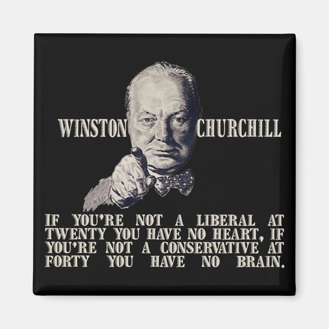 Imã Churchill sobre Conservadores e Liberais (Frente)