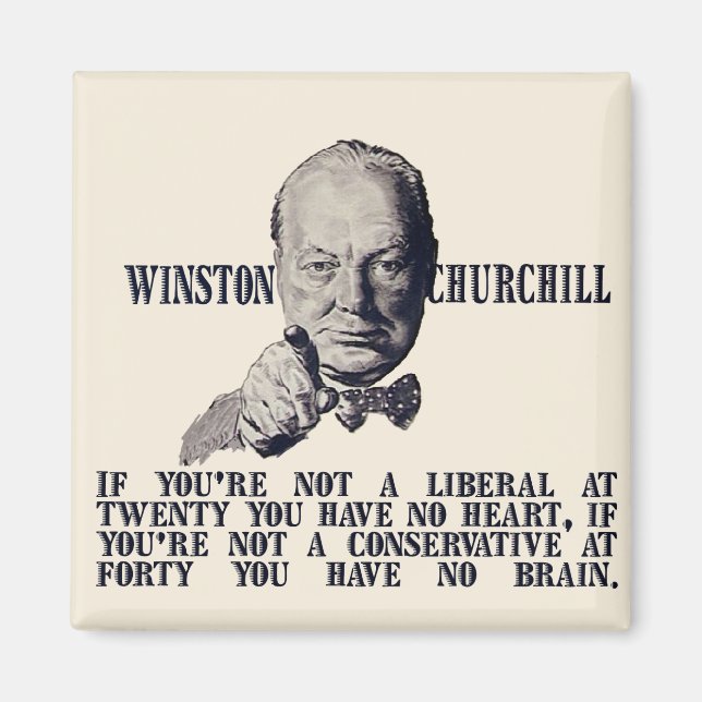 Imã Churchill sobre Conservadores e Liberais (Frente)