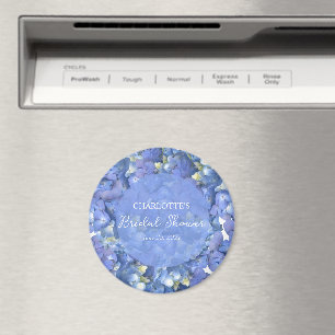 Imã Chuva de Azul de Hortênsias Personalizada para Chá