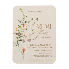 Ímã Chuva de Noiva Jardim Floral Boho Roteiro Moderno