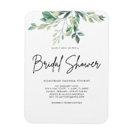 Ímã Chuva de presentes de noiva manuscrita