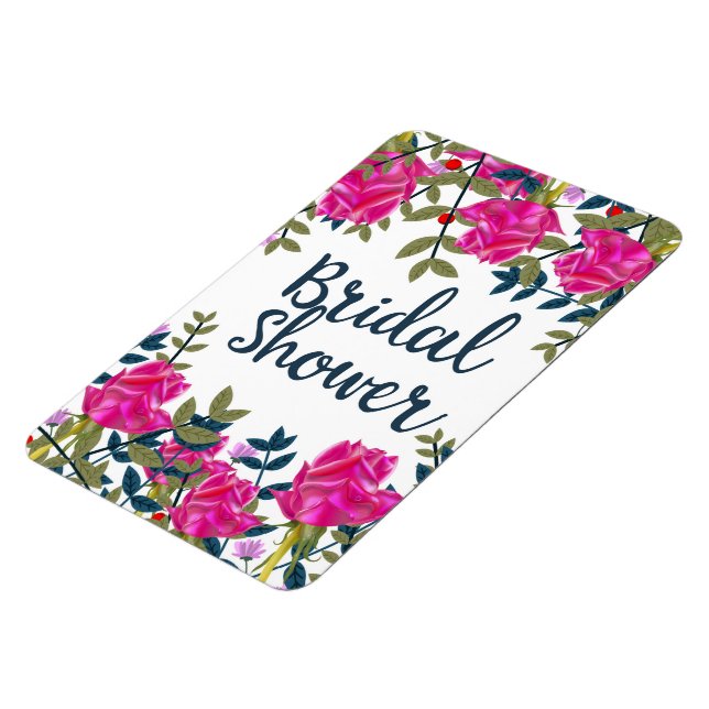 Ímã Chuva de Presentes Vintage Rosas (Left Side)