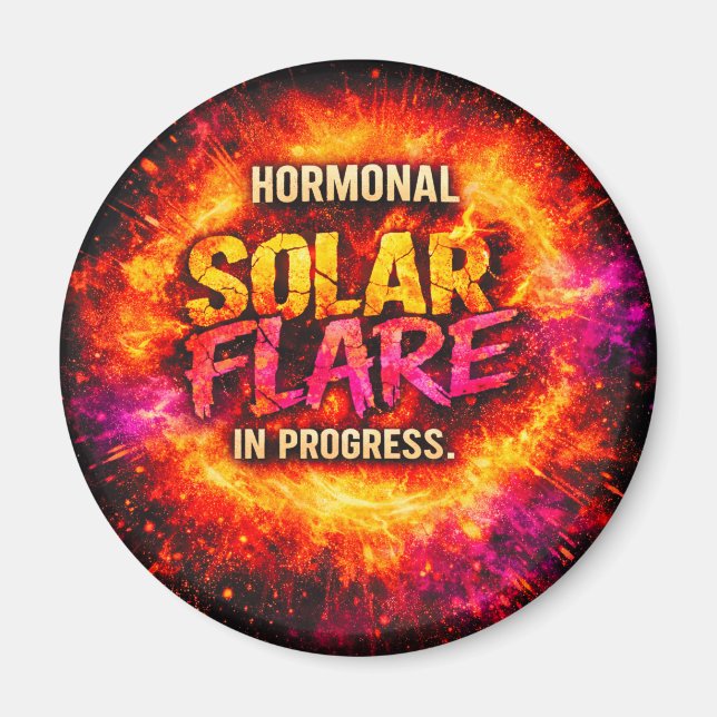 Imã Chuva Solar Hormonal em Andamento – Divertido (Frente)