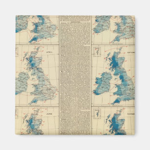 Imã Chuva, temperatura, Ilhas Britânicas