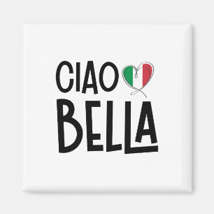Imã Ciao Bella - Coração de Itália Bonita